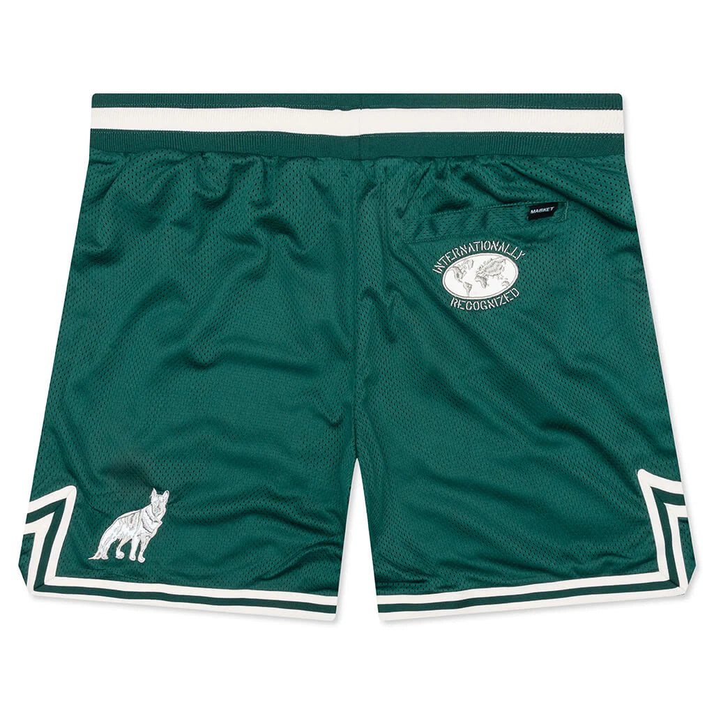 Market International Game Shorts Deep Emerald