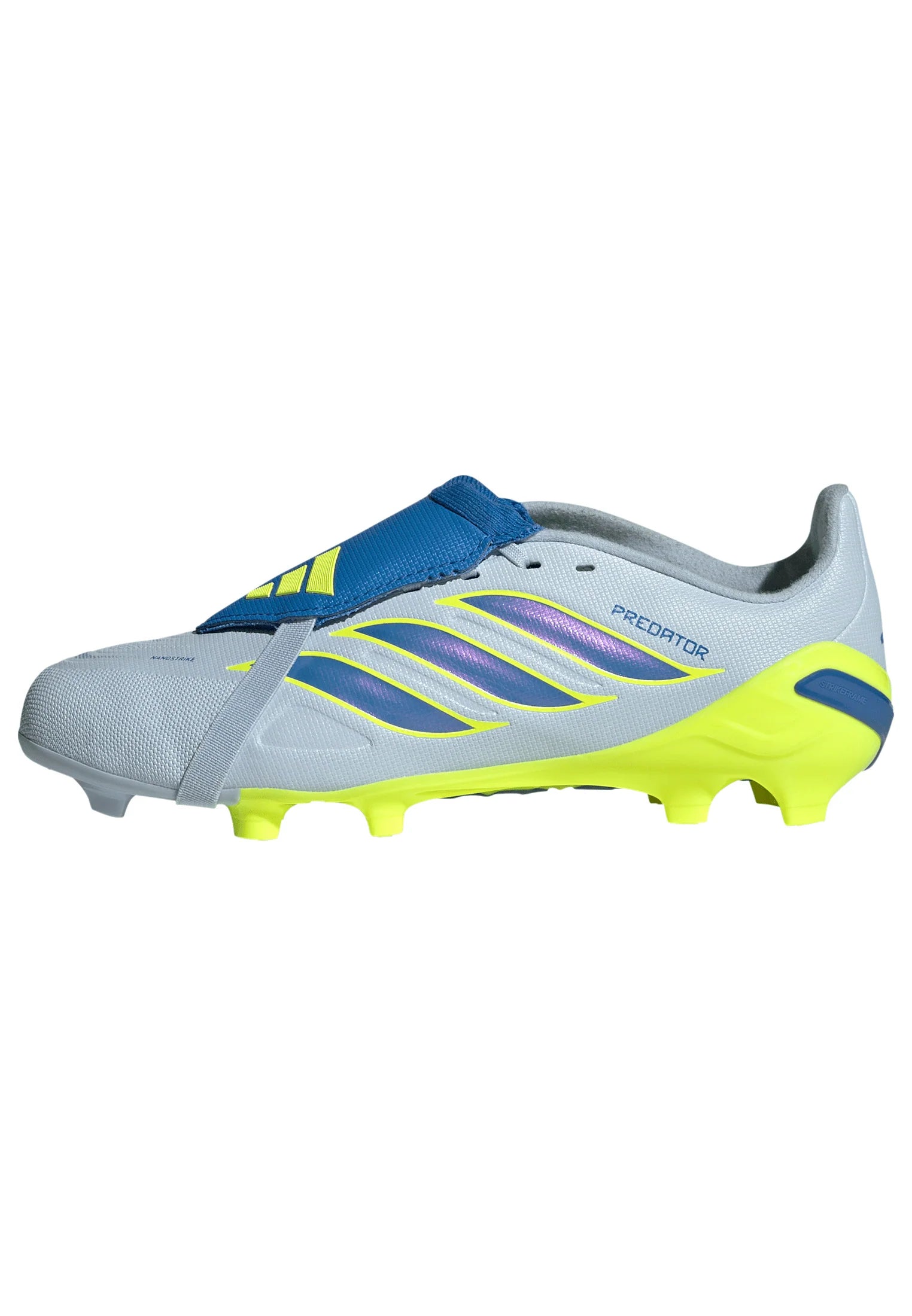 adidas Predator League Fold Over Tongue FG Firm Ground Youth Soccer Cleats Sky Blue Yellow