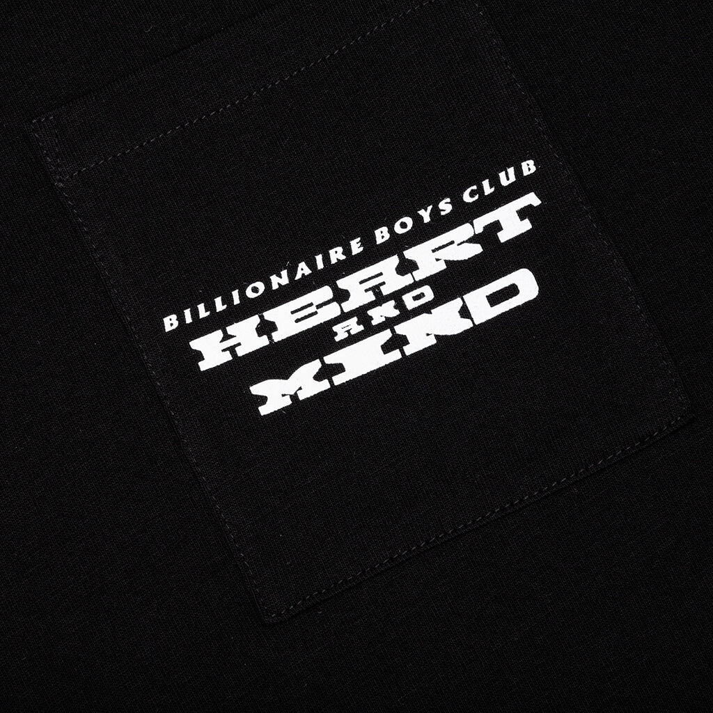 BB Heart S S Knit Black