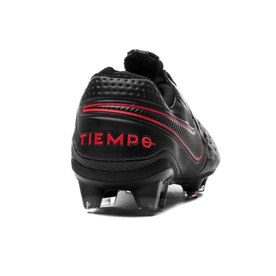 Nike Legend 8 Elite FG Firm Ground Soccer Cleats Black Grey Red