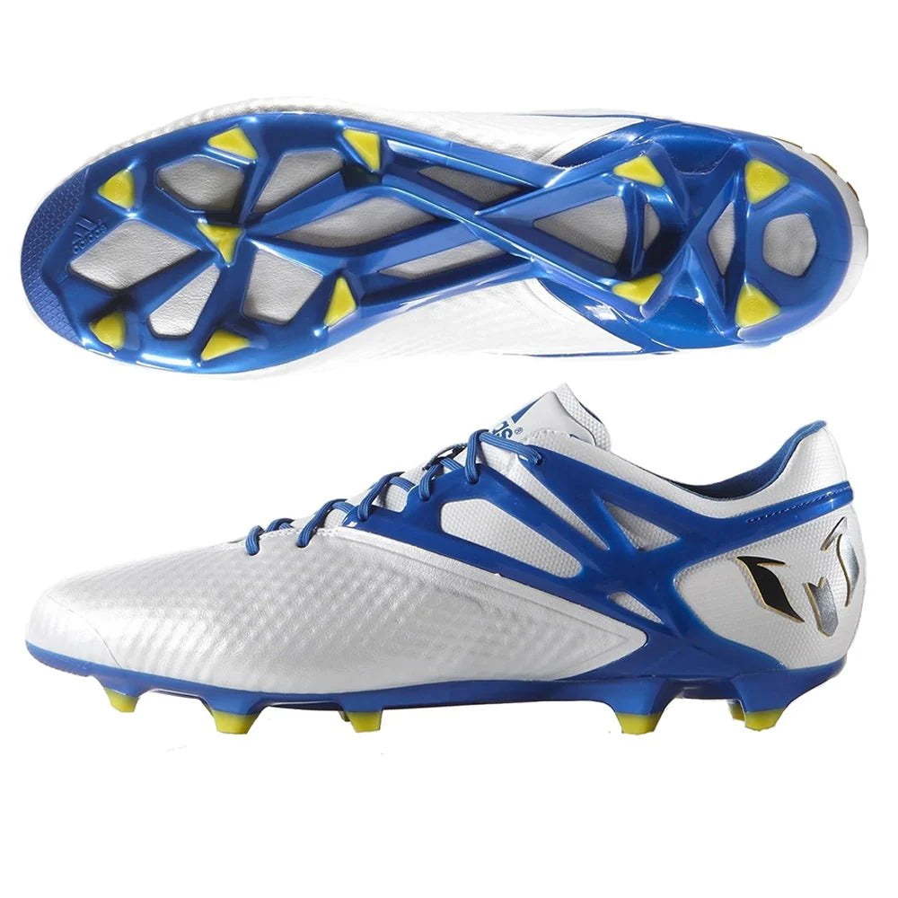 adidas Messi 151 FG AG Multi Ground Soccer Cleats White Blue Black