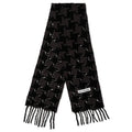 Houndstooth Scarf Black Grey