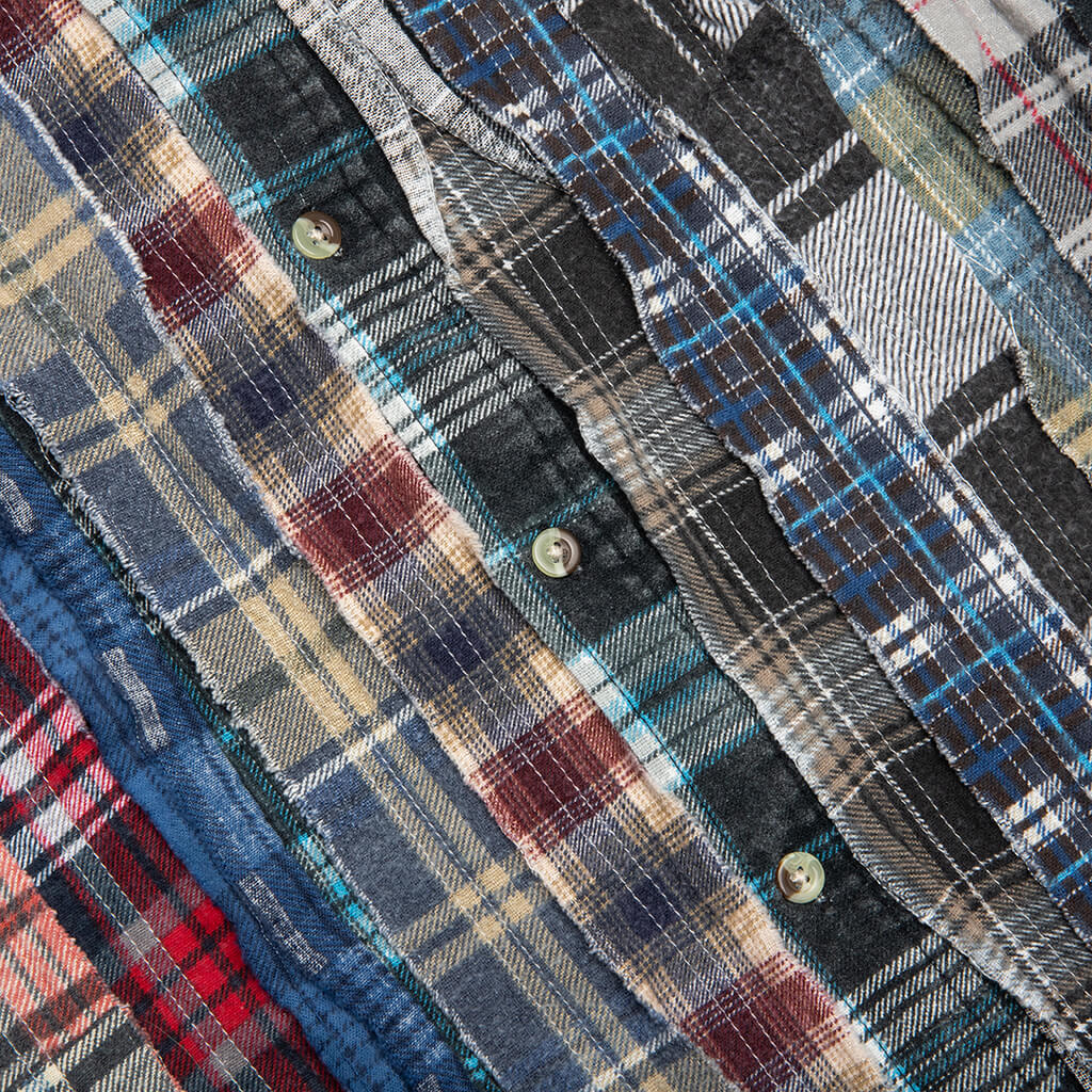 Ribbon Flannel Shirt Assorted