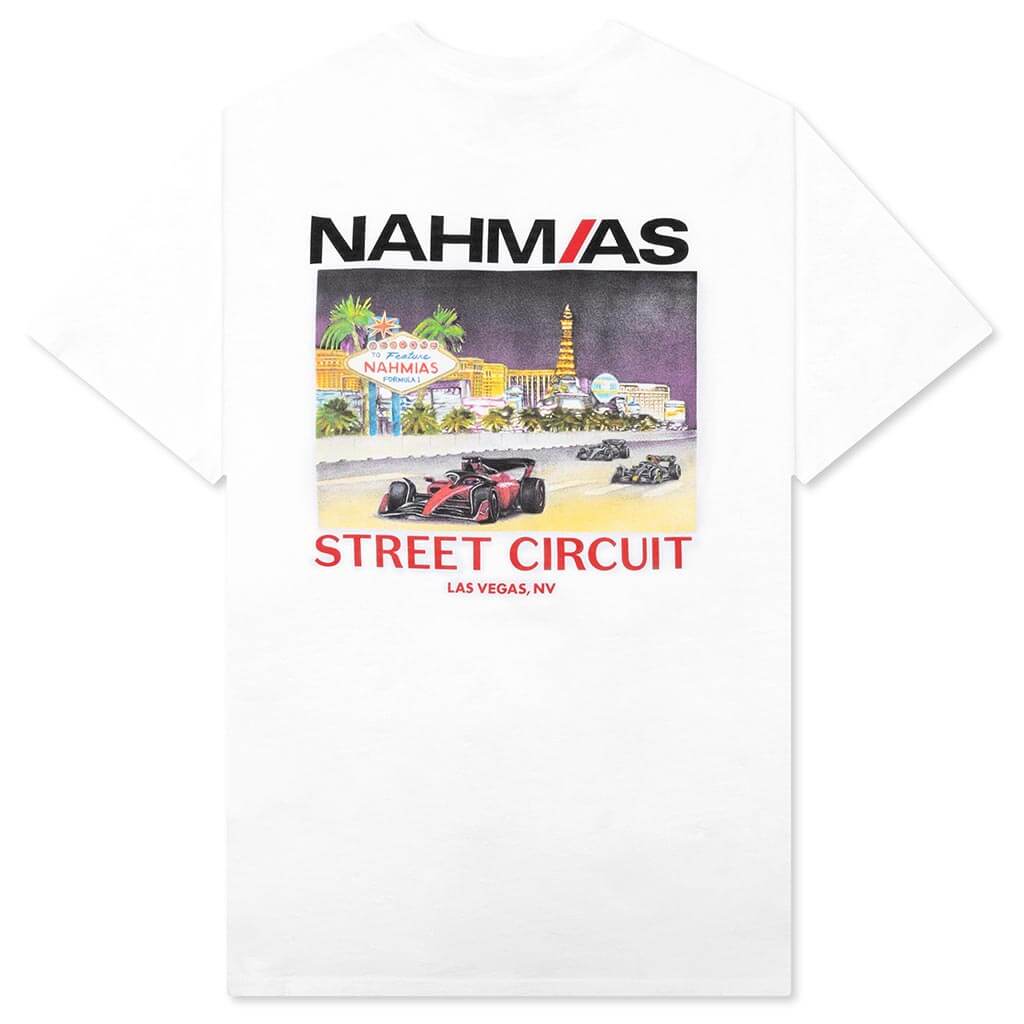 Feature x Nahmias Street Circuit Tee White