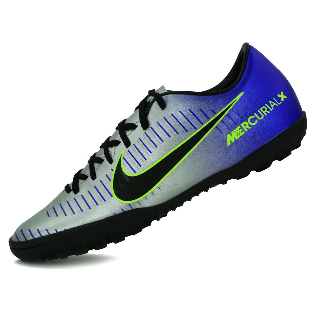 Nike Neymar MercurialX Victory TF Mens Soccer Cleats Blue Black Volt