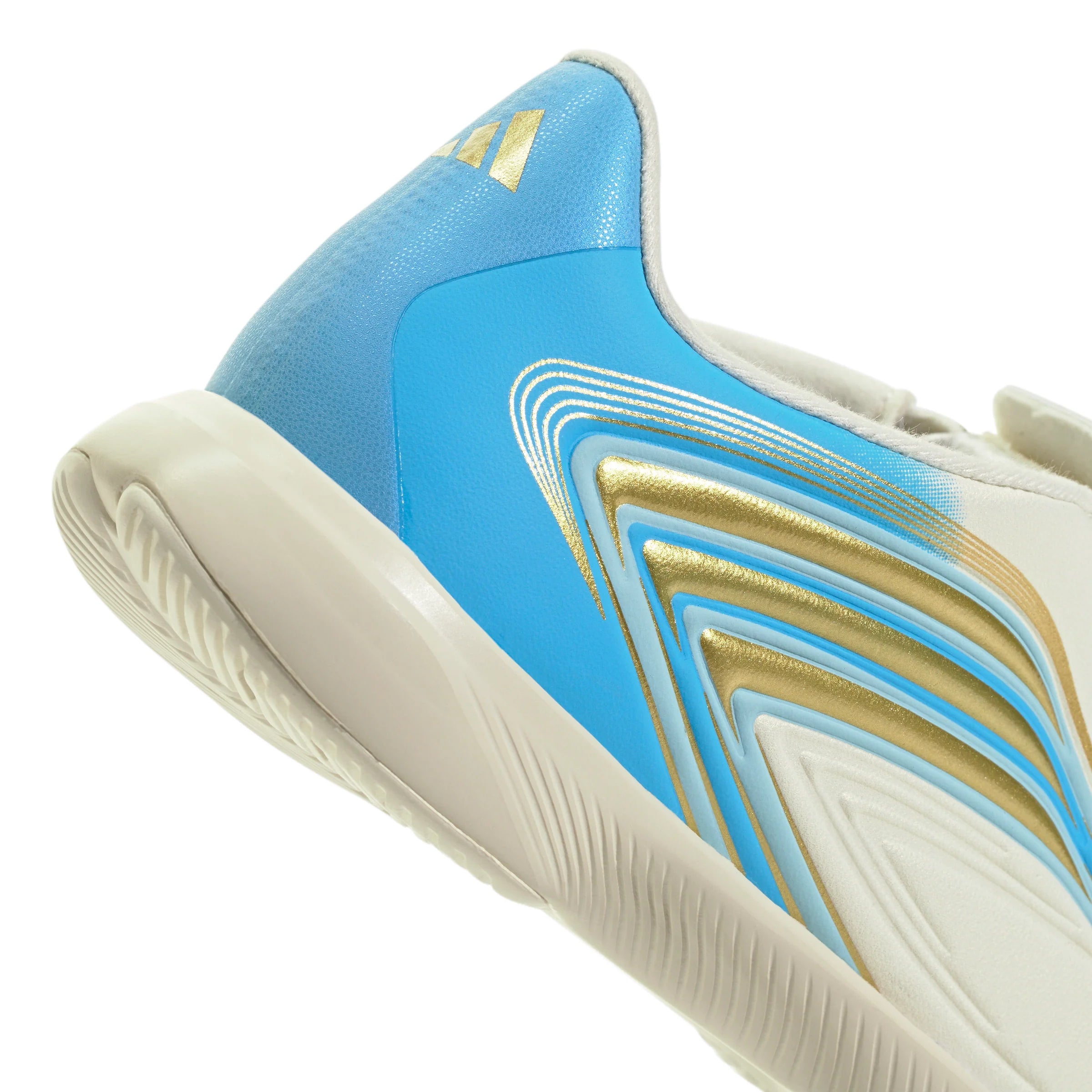 adidas F50 Messi League Laceless IN Indoor Youth Soccer Shoes Blue