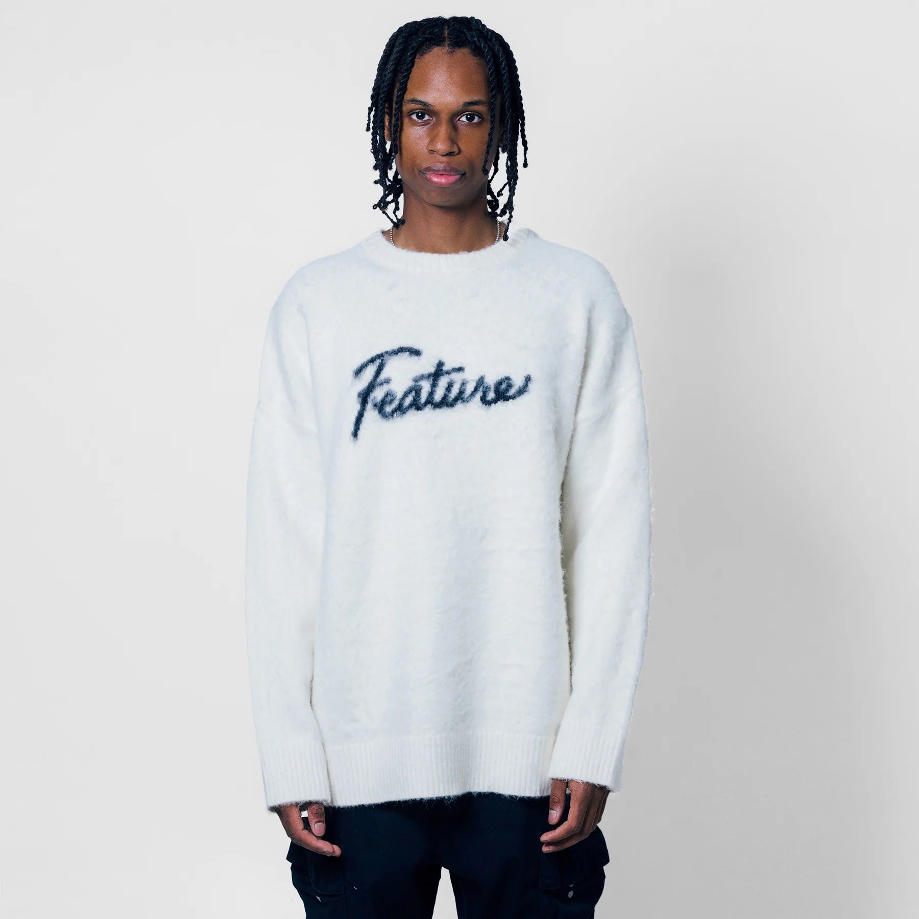 Script Logo Sweater Black