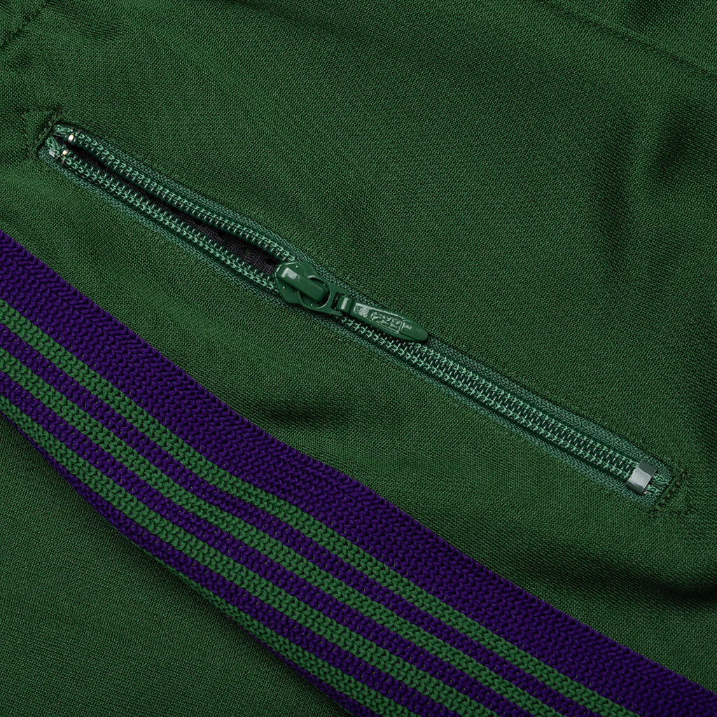 Boot Cut Track Pant Poly Smooth Ivy Green