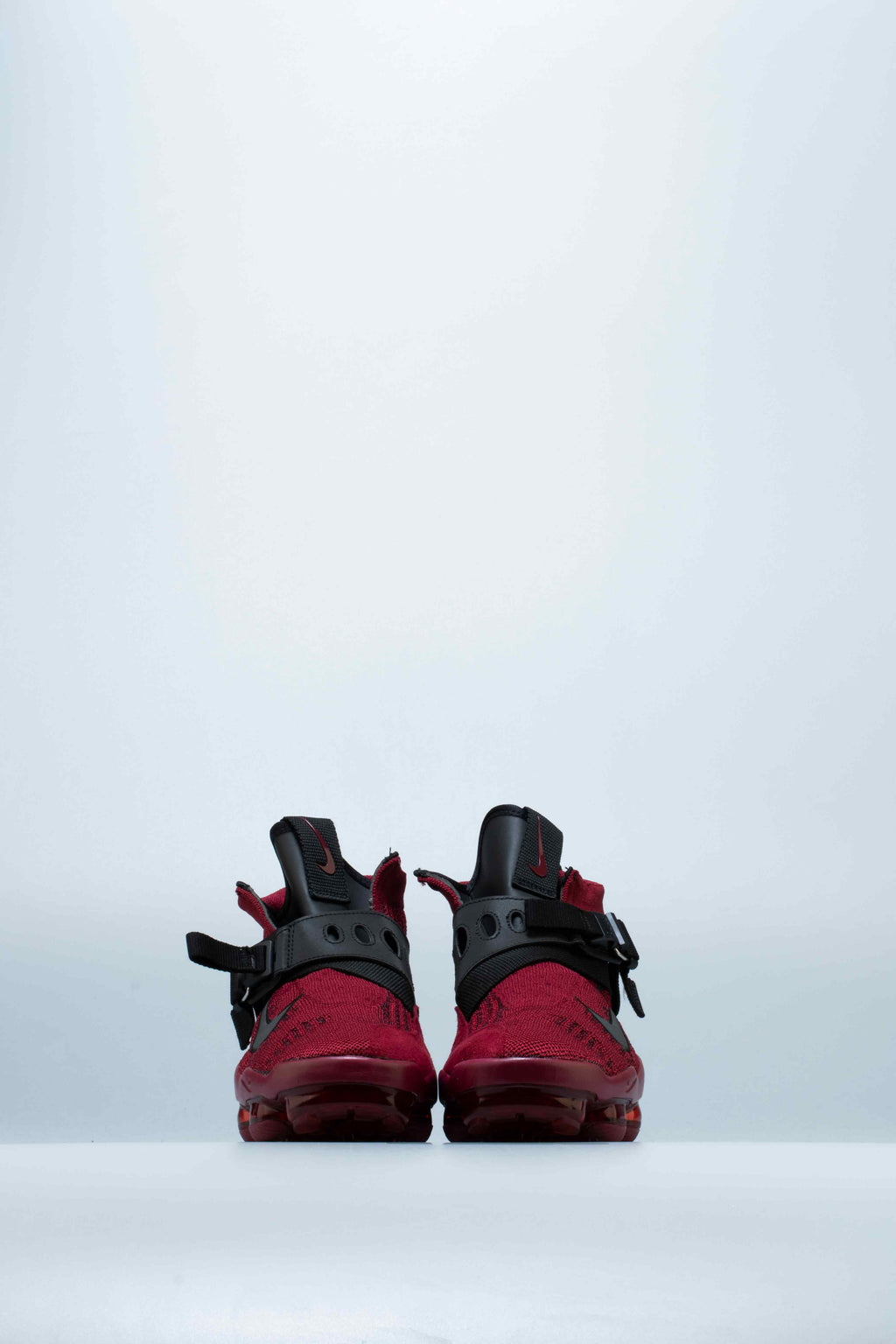 Vapormax Premium Flyknit Mens Shoe Red Black