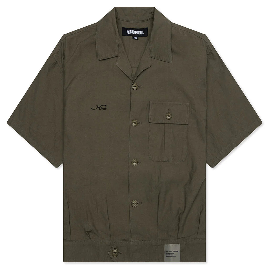 Belted Officer S S Shirt Olive Drab