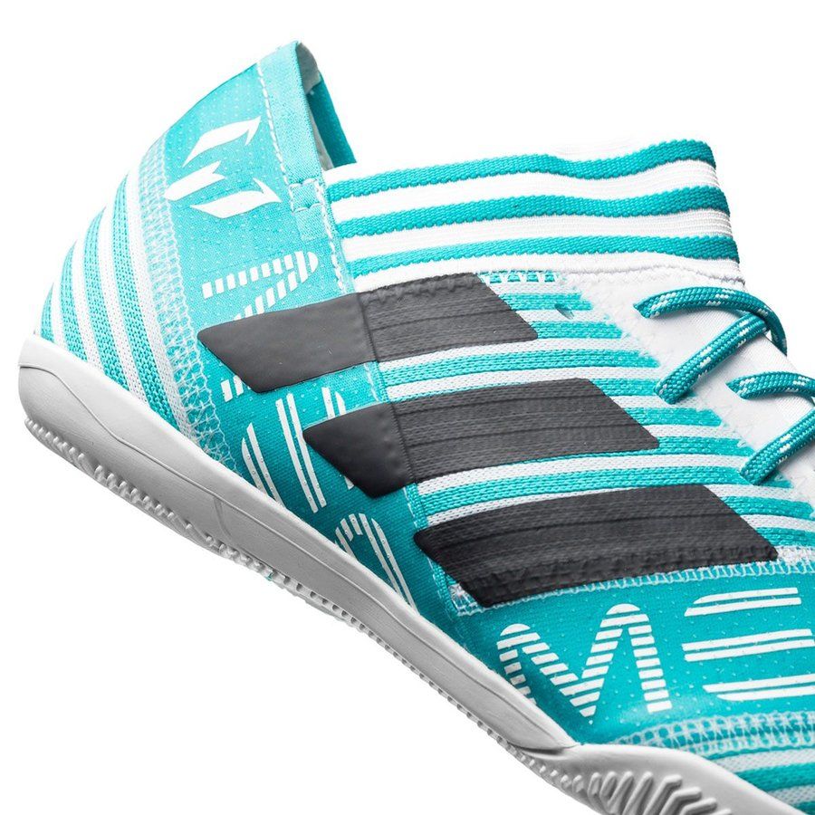 adidas Nemeziz Messi Tango 173 IN Indoor Soccer Shoes White Legend Ink Energy Blue
