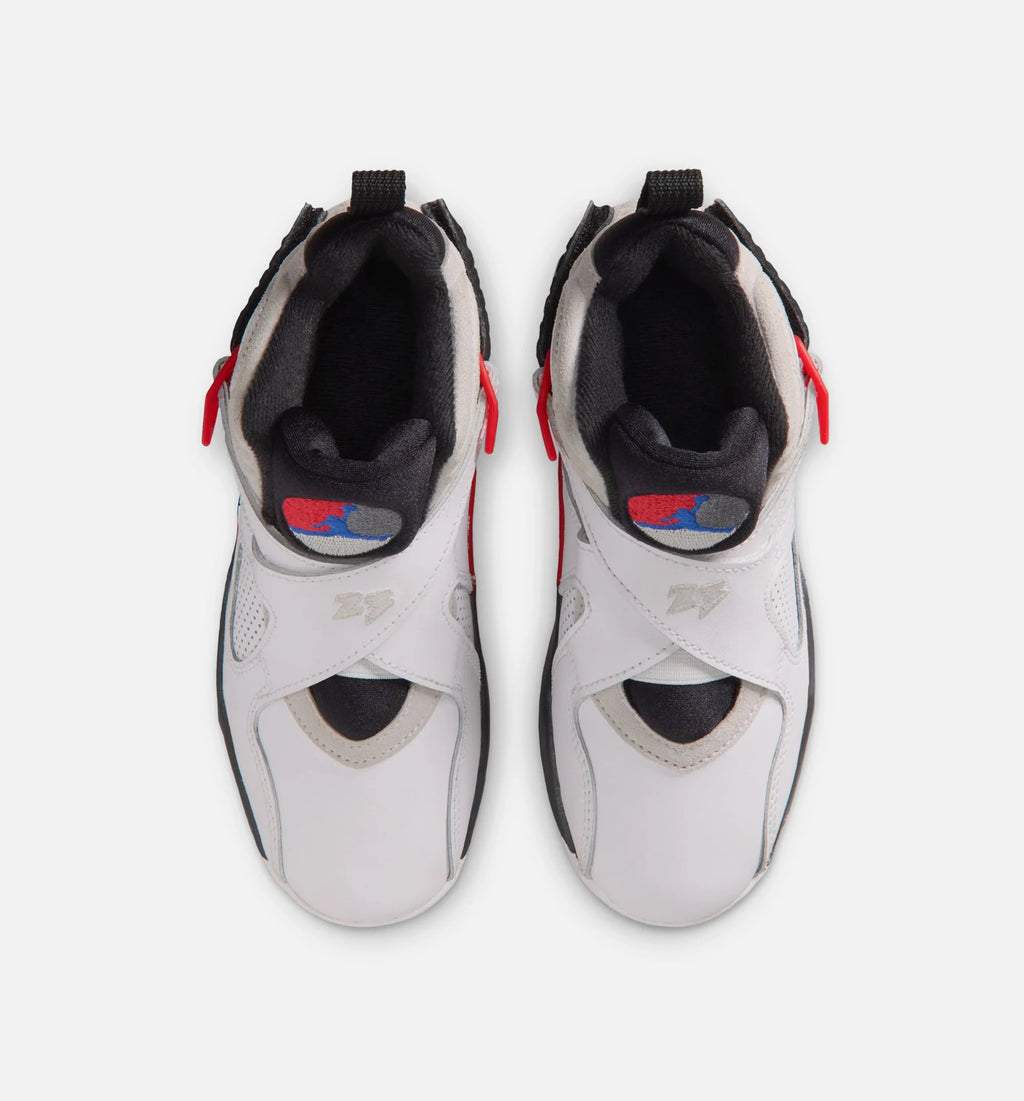 Air Jordan 8 Retro White And True Red Preschool Lifestyle Shoe White True Red Black