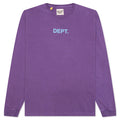 Dept L S Tee Purple