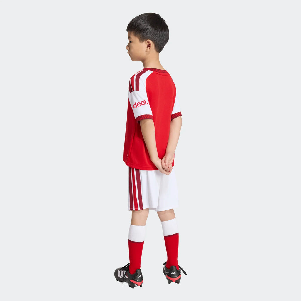 adidas Arsenal FC Home Mini Kids Set 26 27 Scarlet