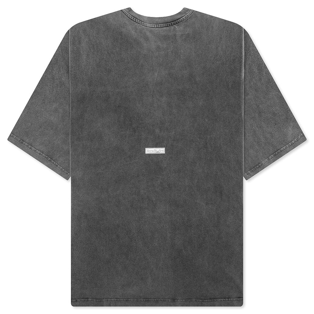 Garment Dyed Crew Neck T Shirt Fn Ux Tshi000018 Faded Black