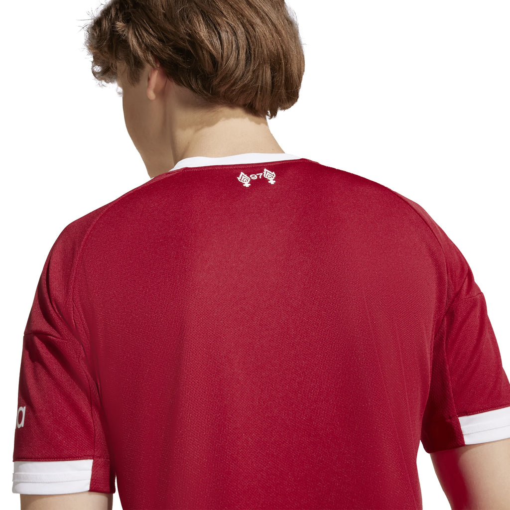 adidas Liverpool FC Home Youth Soccer Jersey 25 26 Red