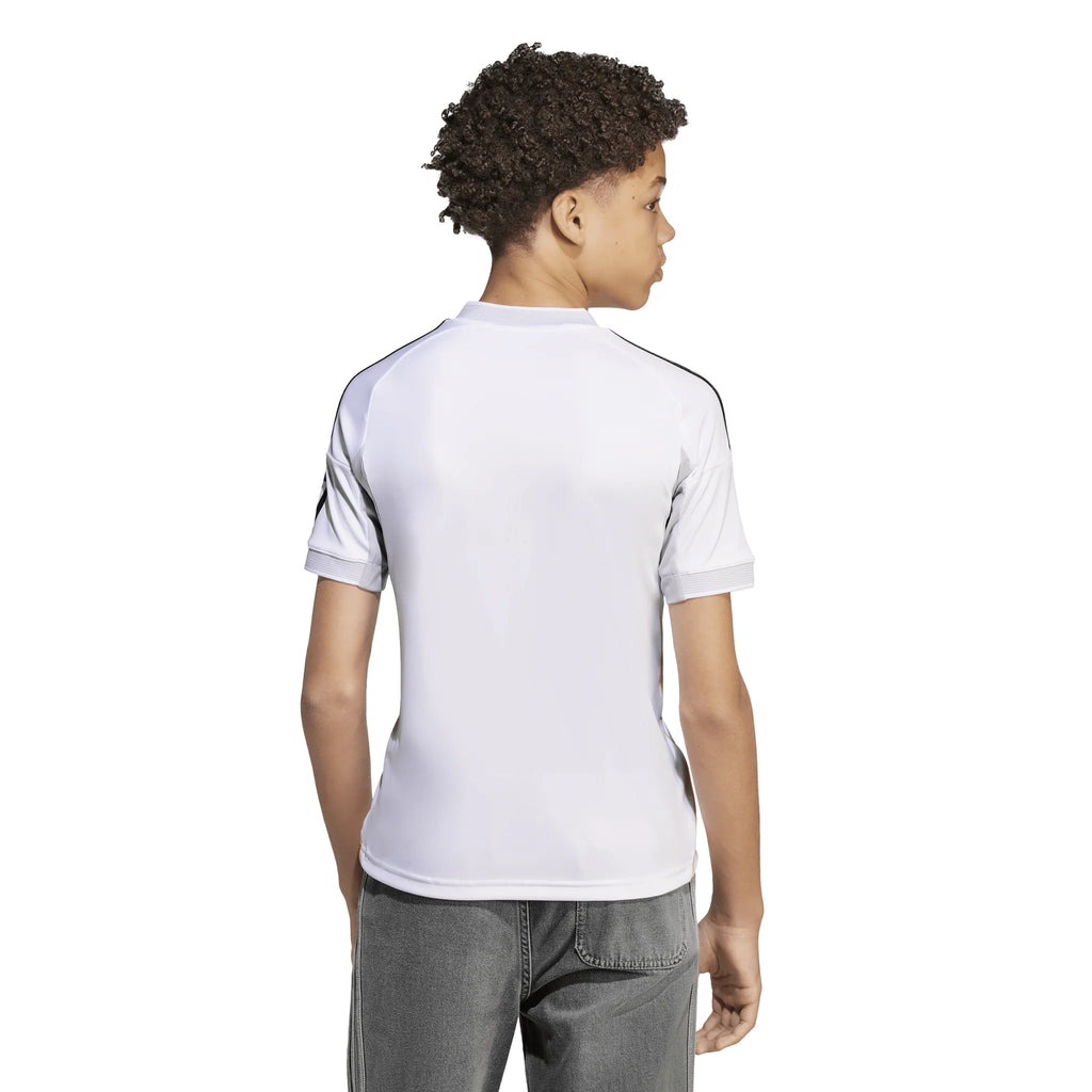 adidas Real Madrid Home Youth Soccer Jersey 25 26 White