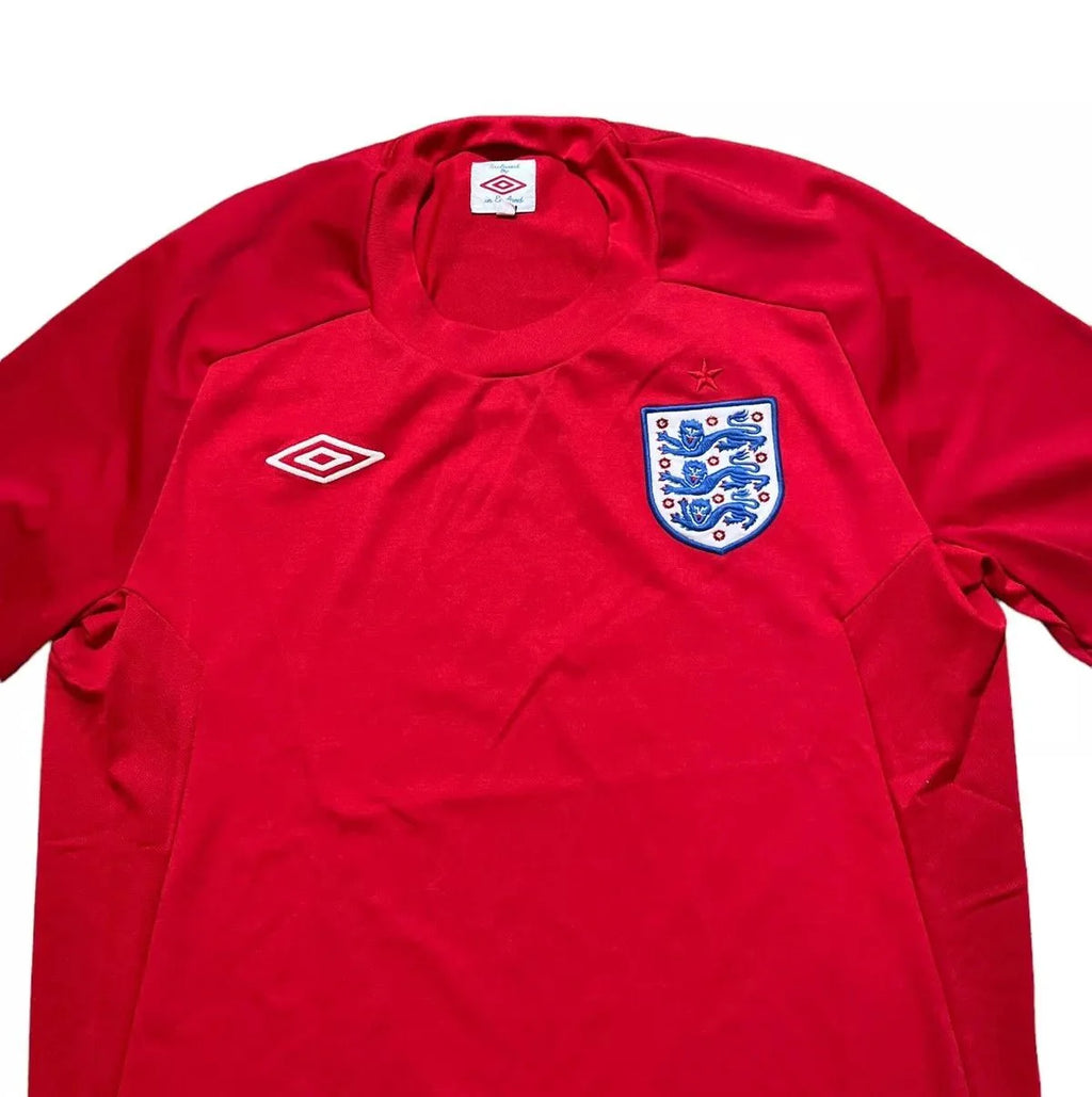Umbro England Away Jersey 2010 2011 Red
