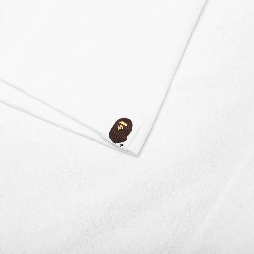 Kids Emblem Print Tee White