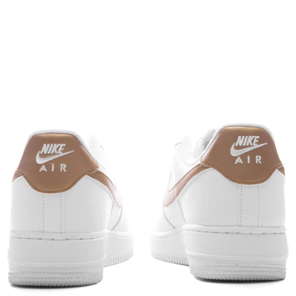 Womens Air Force 1 07 Next Nature White Metallic Gold