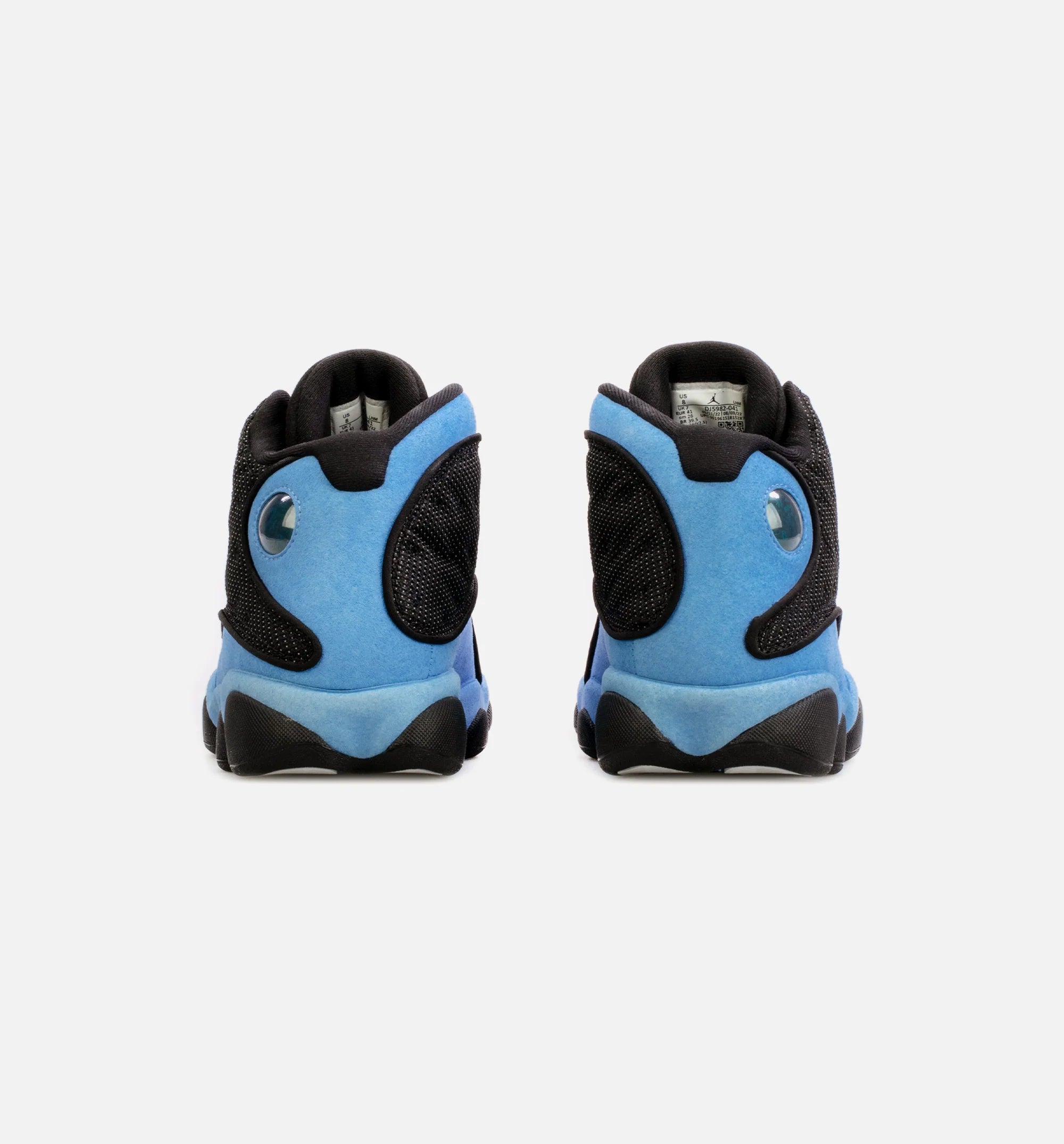 Air Jordan 13 Retro University Blue Mens Basketball Shoe Black Blue