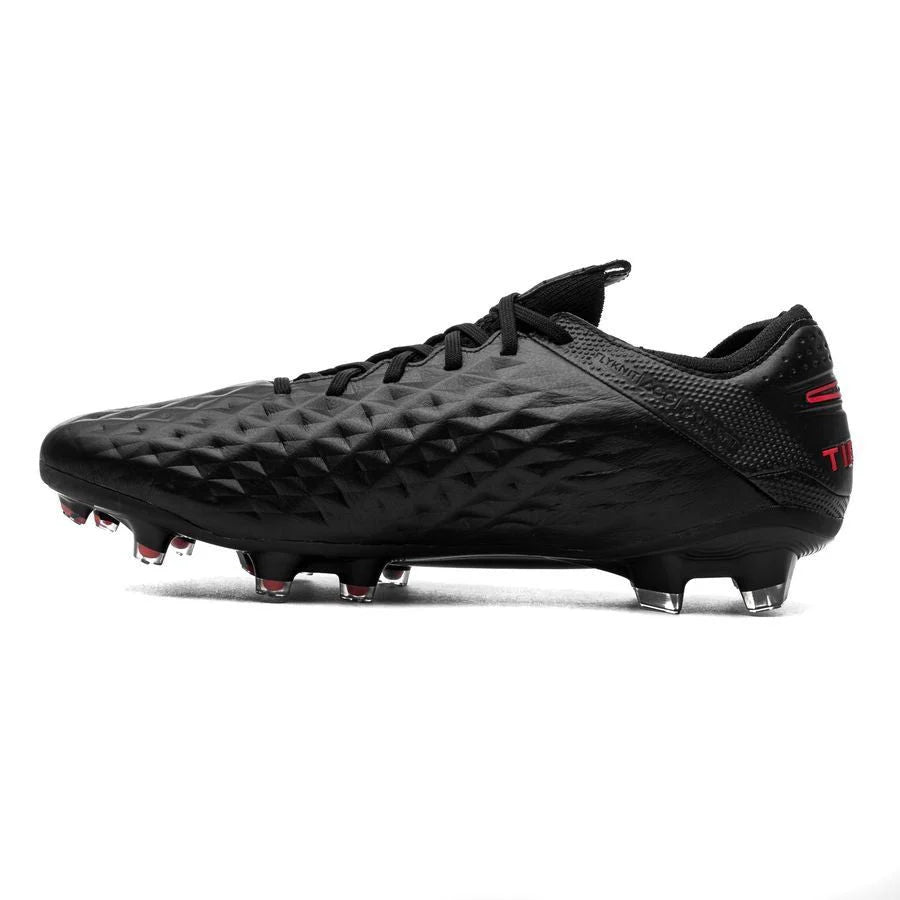 Nike Legend 8 Elite FG Firm Ground Soccer Cleats Black Grey Red