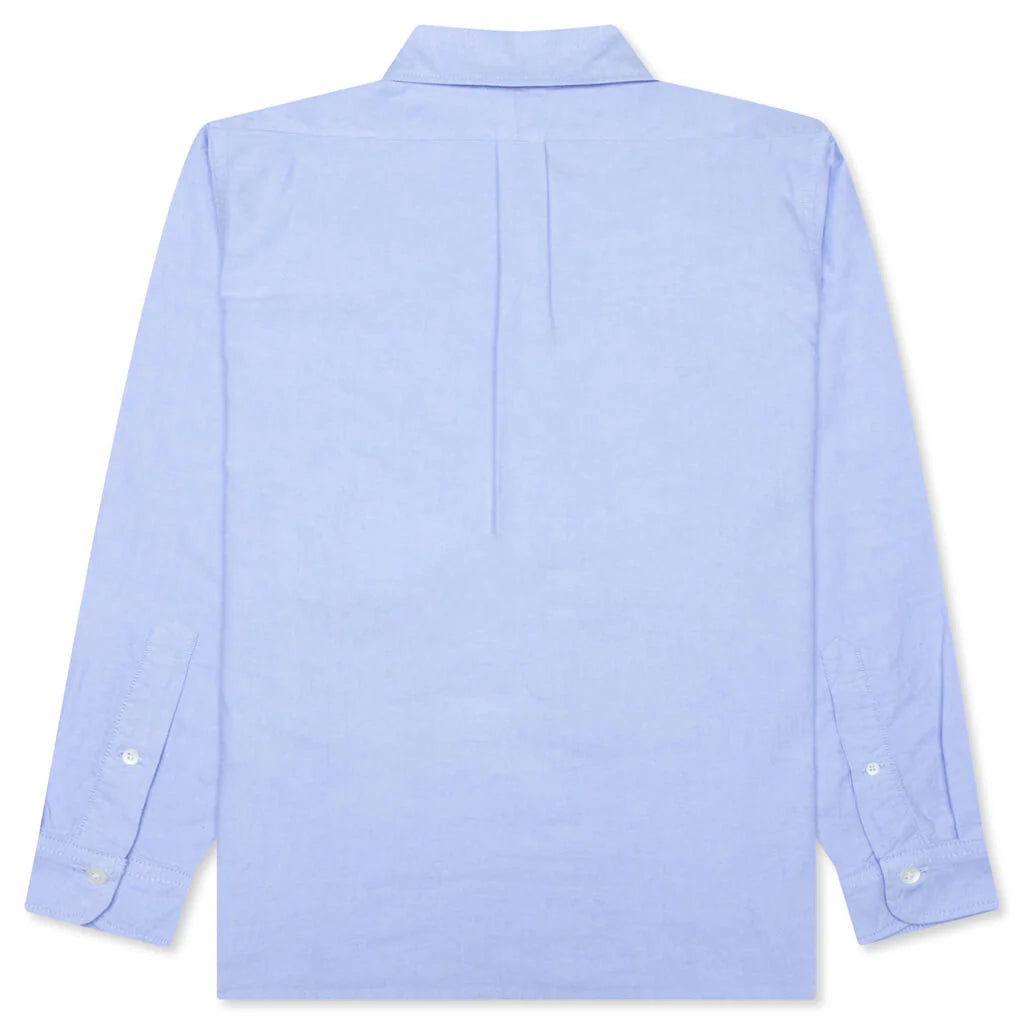 Oxford BD L S Shirt Blue