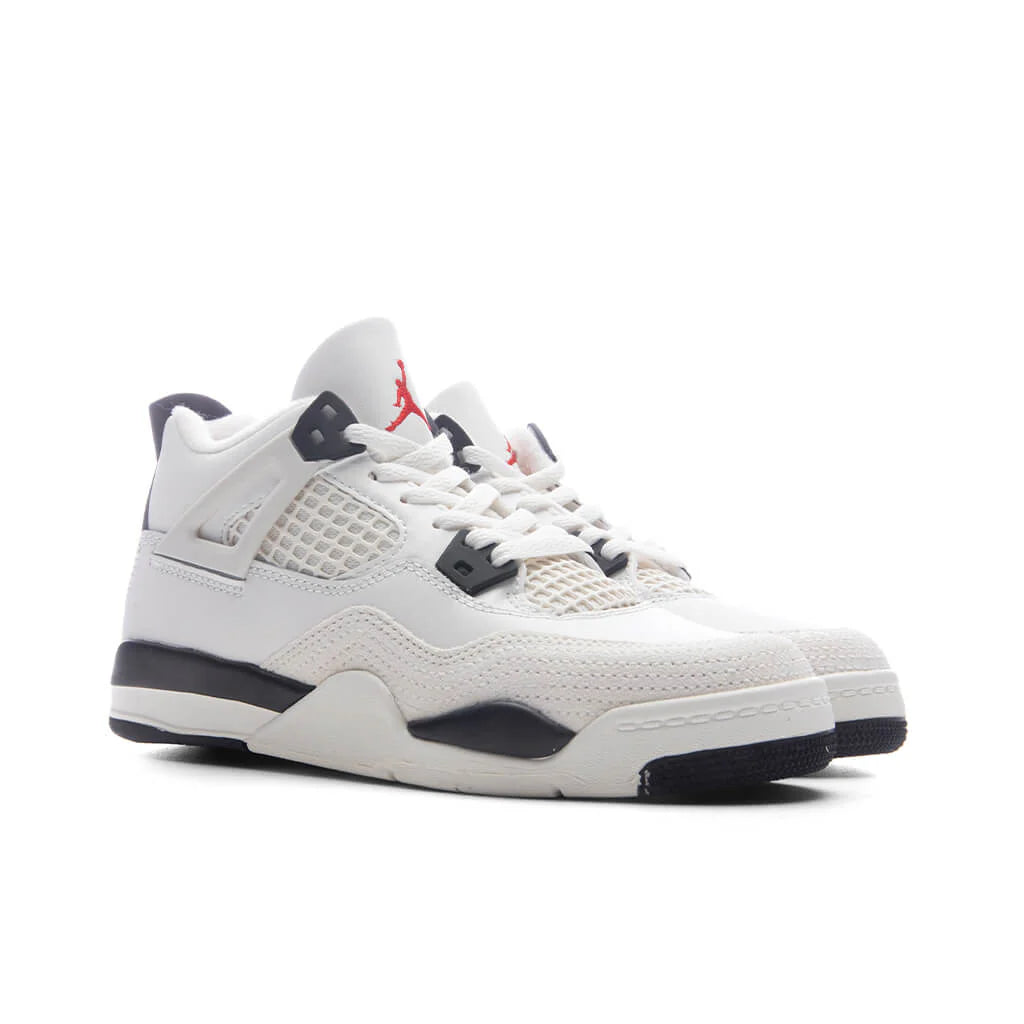 Air Jordan 4 Retro OG Flight Club PS Sail Black University Red
