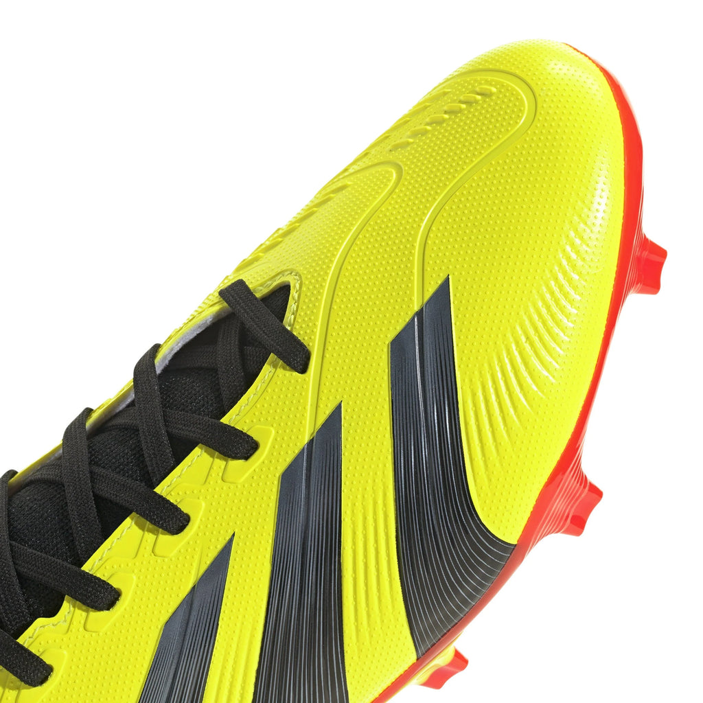 adidas Predator League Sock FG Firm Ground Soccer Cleats Team Solar Yellow Core Black