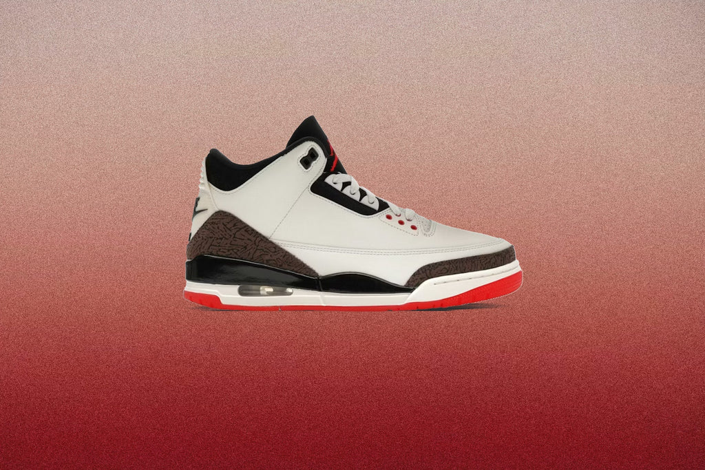 Air Jordan 3 Retro OG Worlds Best Dad Sail Black University Red Pale Ivory