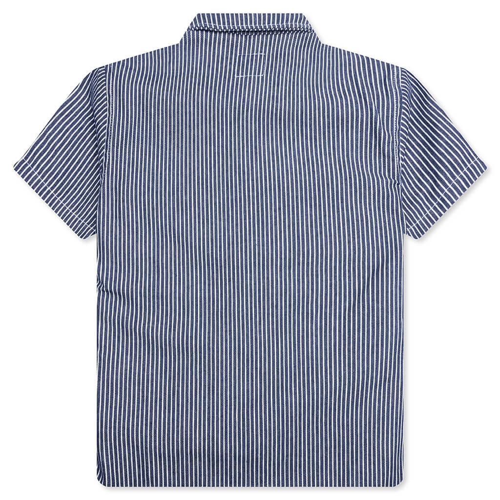 Kids Hickory Baby Milo Patch S S Shirt Navy