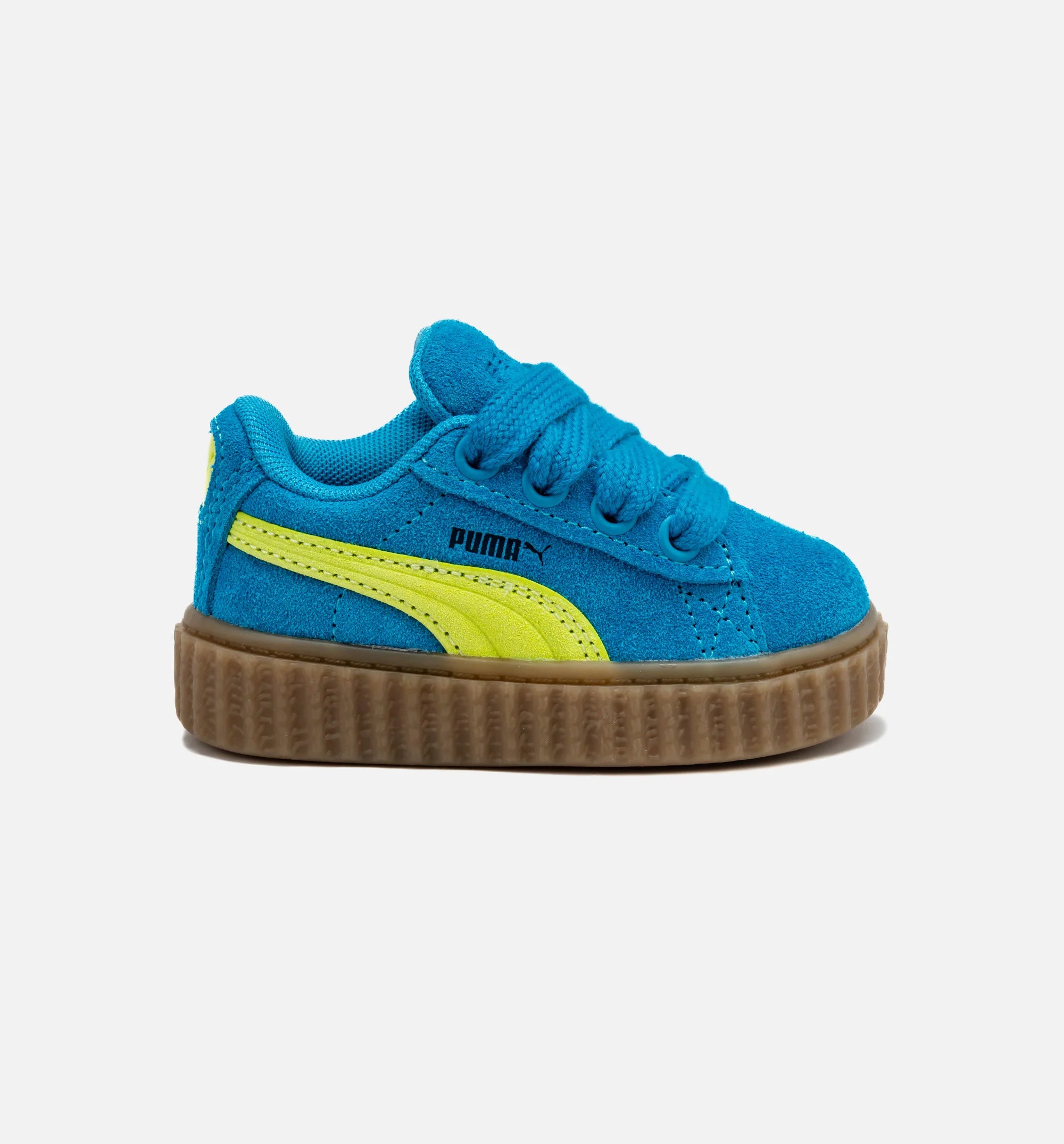 Fenty Creeper Phatty Infant Toddler Lifestyle Shoe Blue Lime Gum Free Shipping