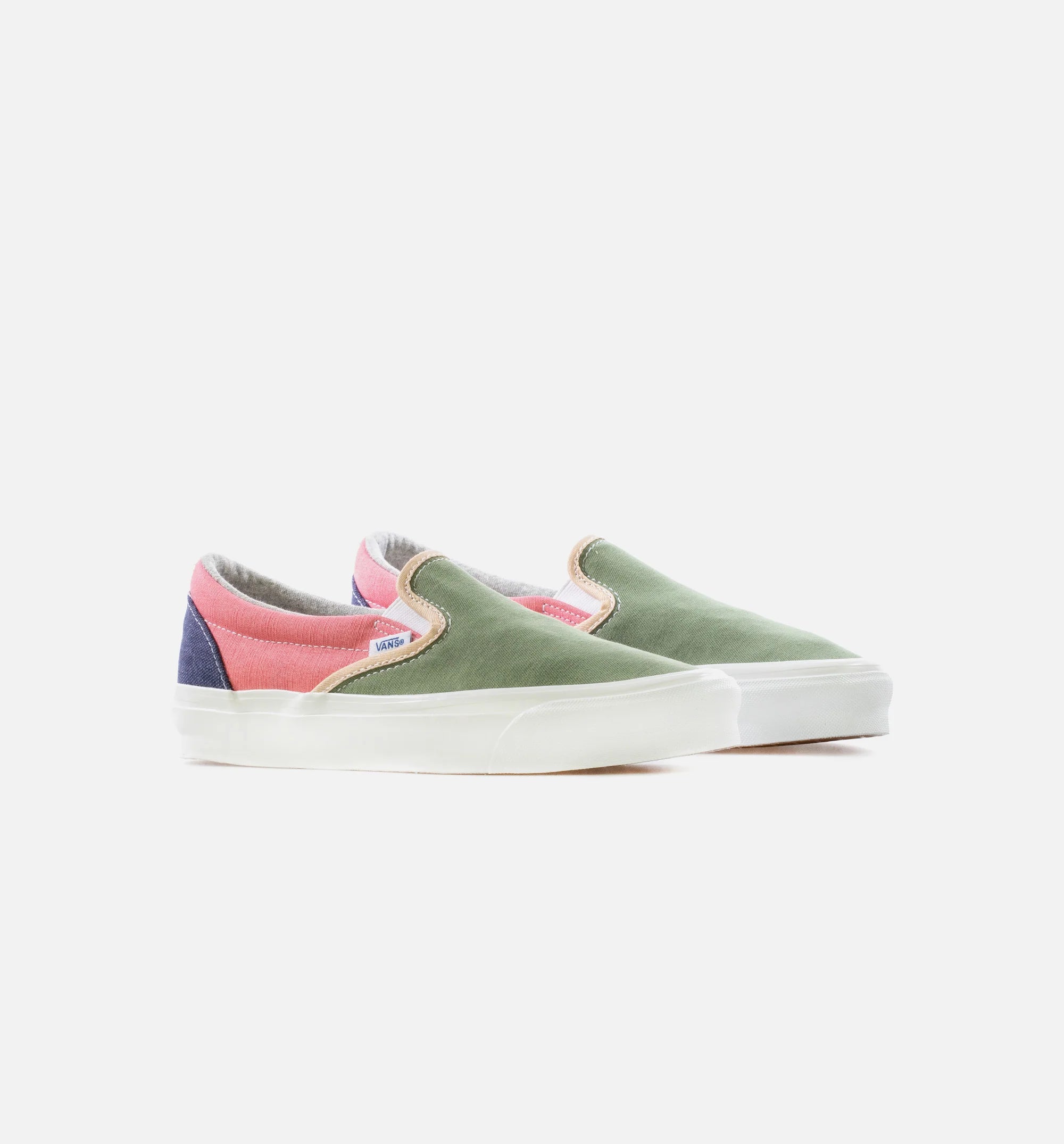 Geoff McFetridge Vault OG Classic SlipOn LX Mens Skate Shoe Green Multi