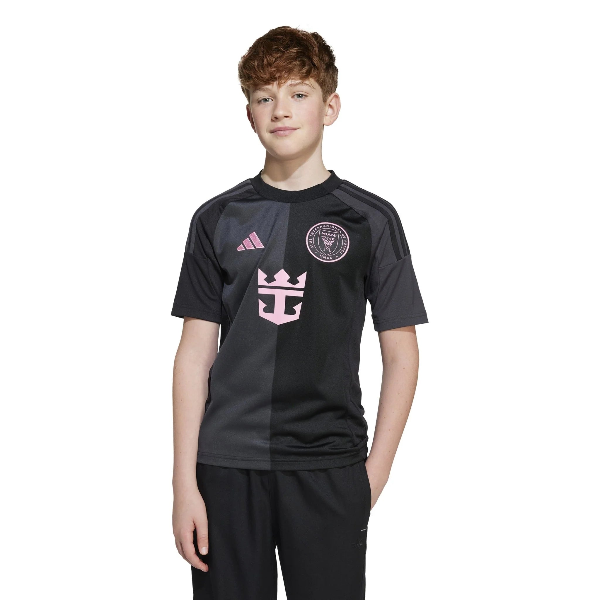 adidas Youth Inter Miami CF Away Jersey 25 26 Black