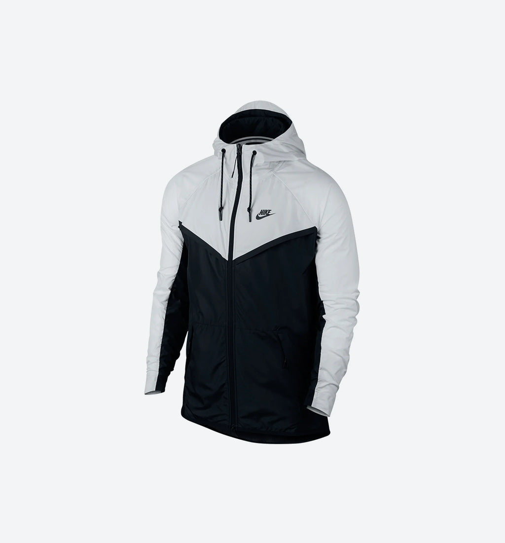 Tech Hypermesh Windrunner Mens Jacket Black White
