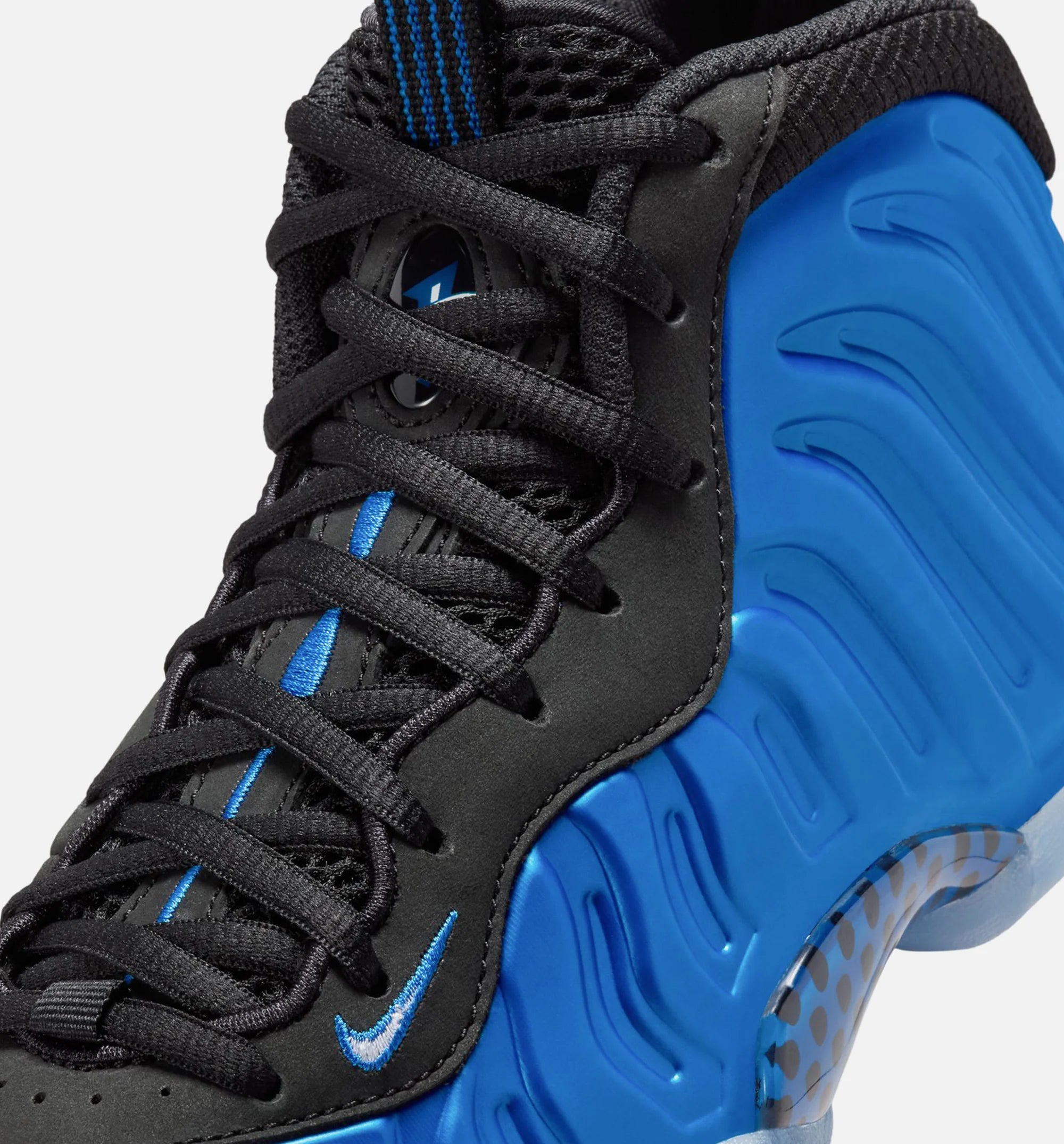Little Posite One International Blue Grade School Lifestyle Shoe Neon Royal White Black Clear Free Shipping