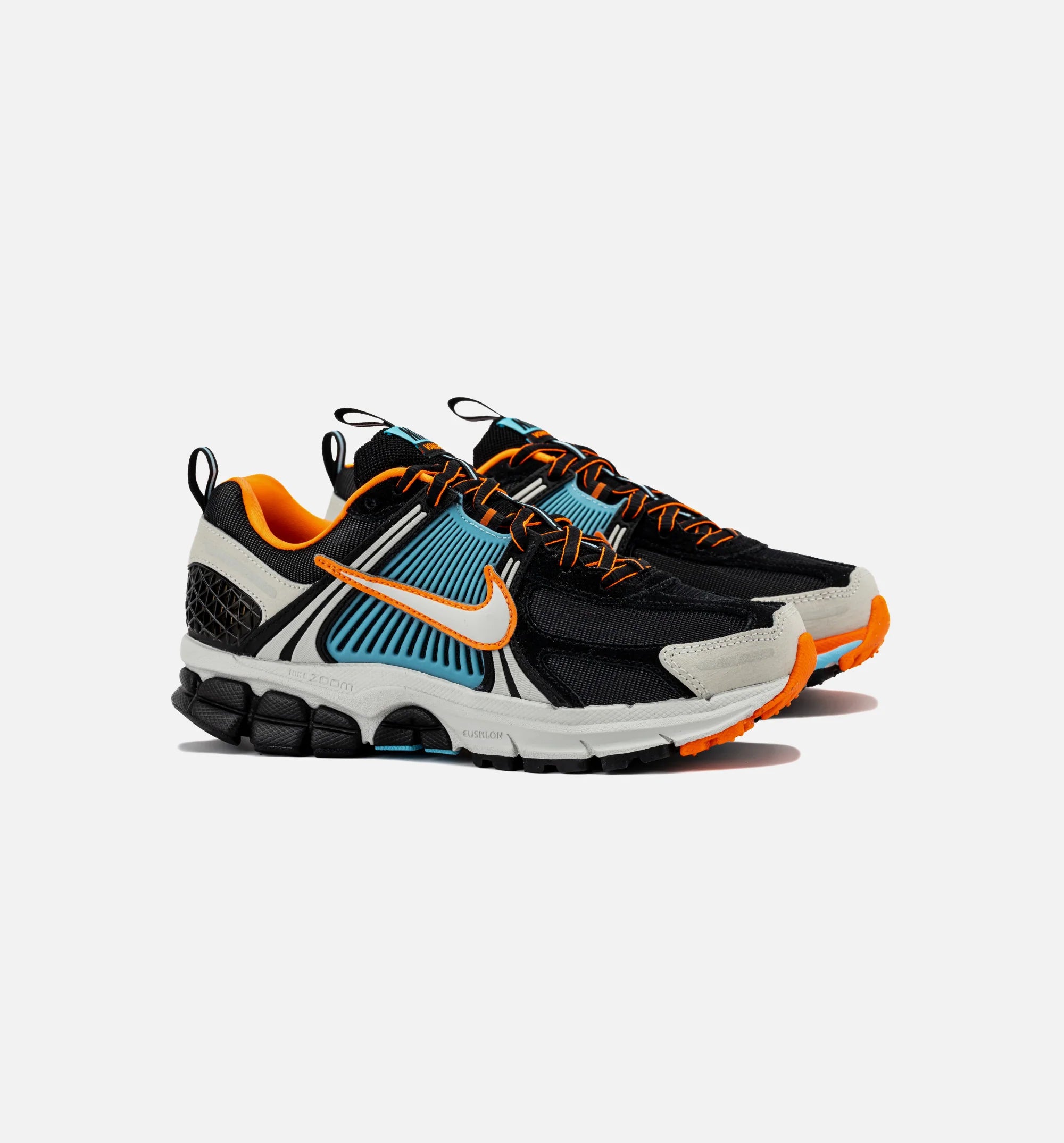 Zoom Vomero 5 Womens Lifestyle Shoe Black Light Bone Blue Gaze Total Orange