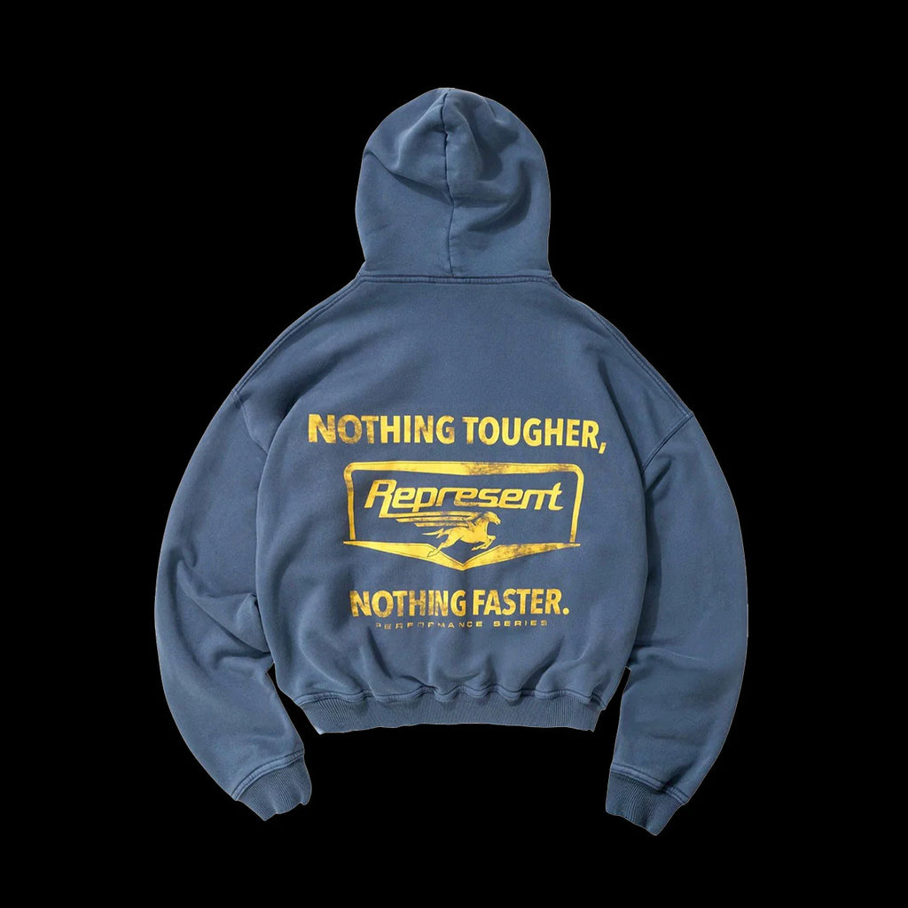 Represent Nothing Faster Hoodie Indigo