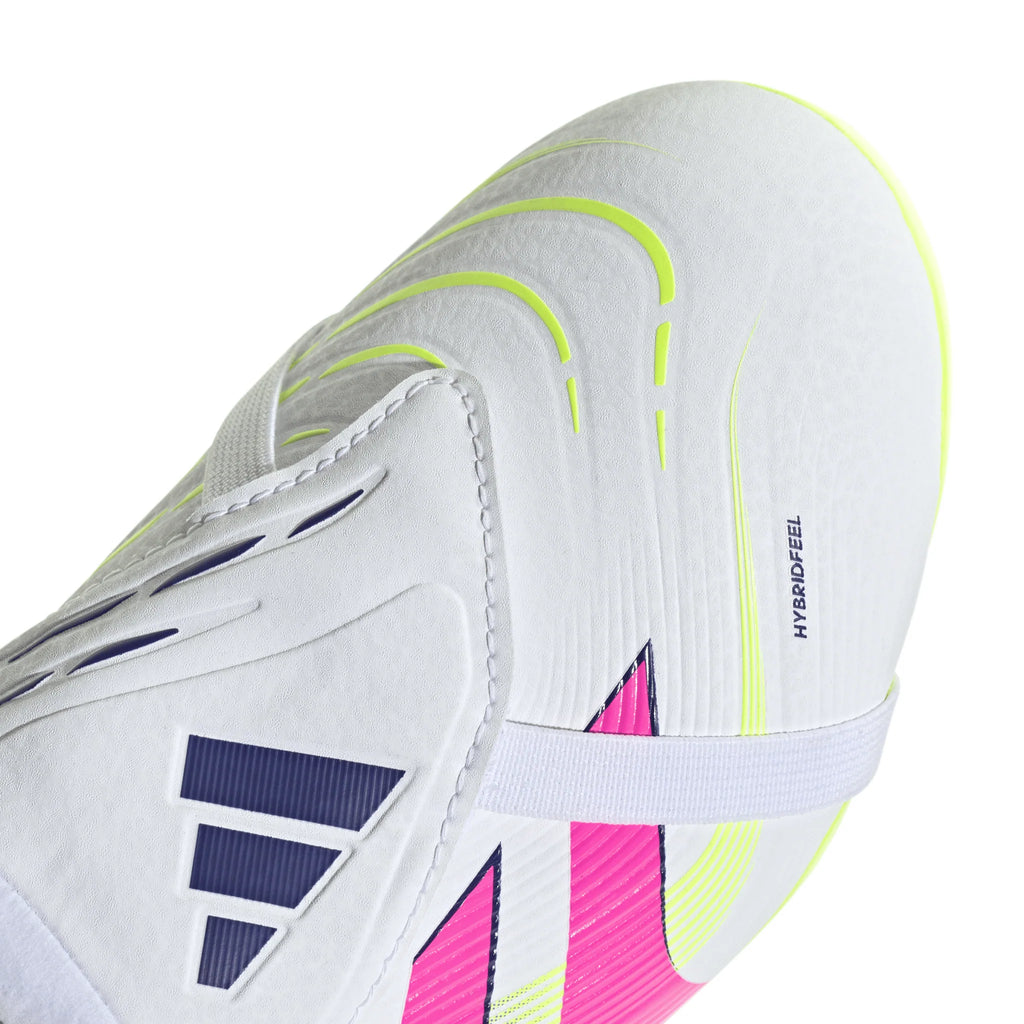 adidas Predator League Fold Over Tongue Firm Ground Boots Junior White