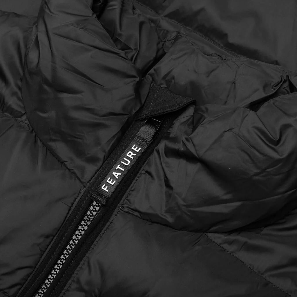 Sherman Convertible Puffer Vest Black