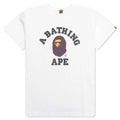 Kids College Tee White