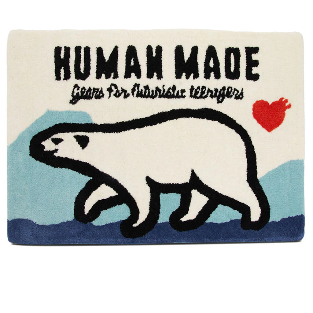 Polar Bear Rug Blue