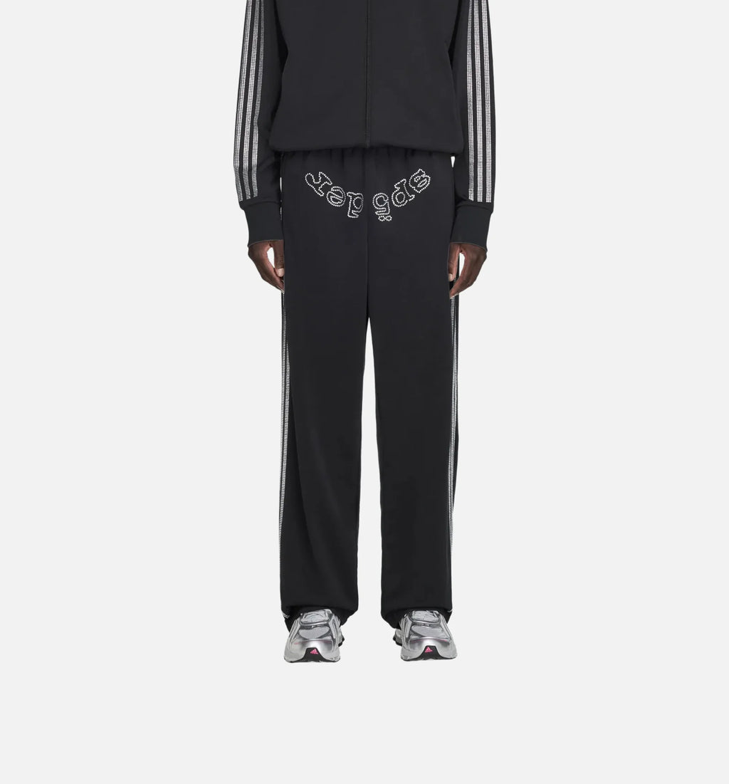 Sp5der Rhinestone Track Mens Pants Black