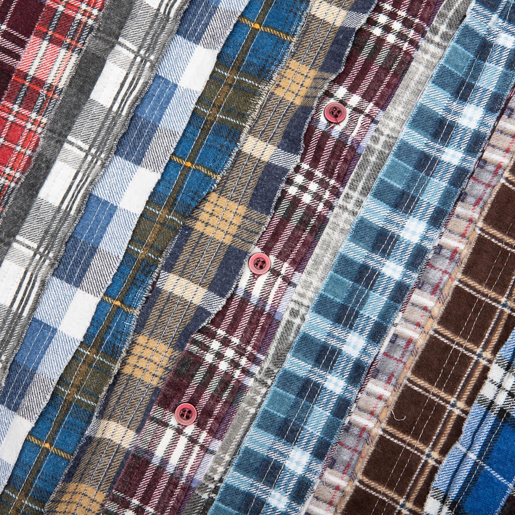 Ribbon Flannel Shirt Assorted