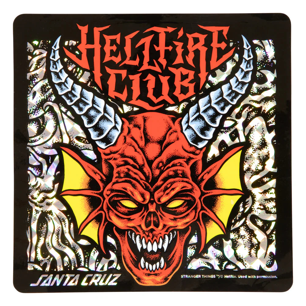 Santa Cruz x Stranger Things Hellfire Club Deck 825 x 318
