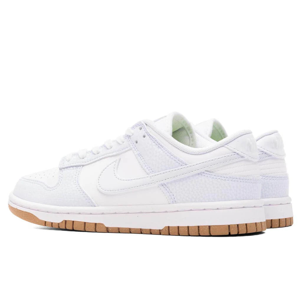 Womens Nike Dunk Low Premium Next Nature White Football Grey Gum Light Brown
