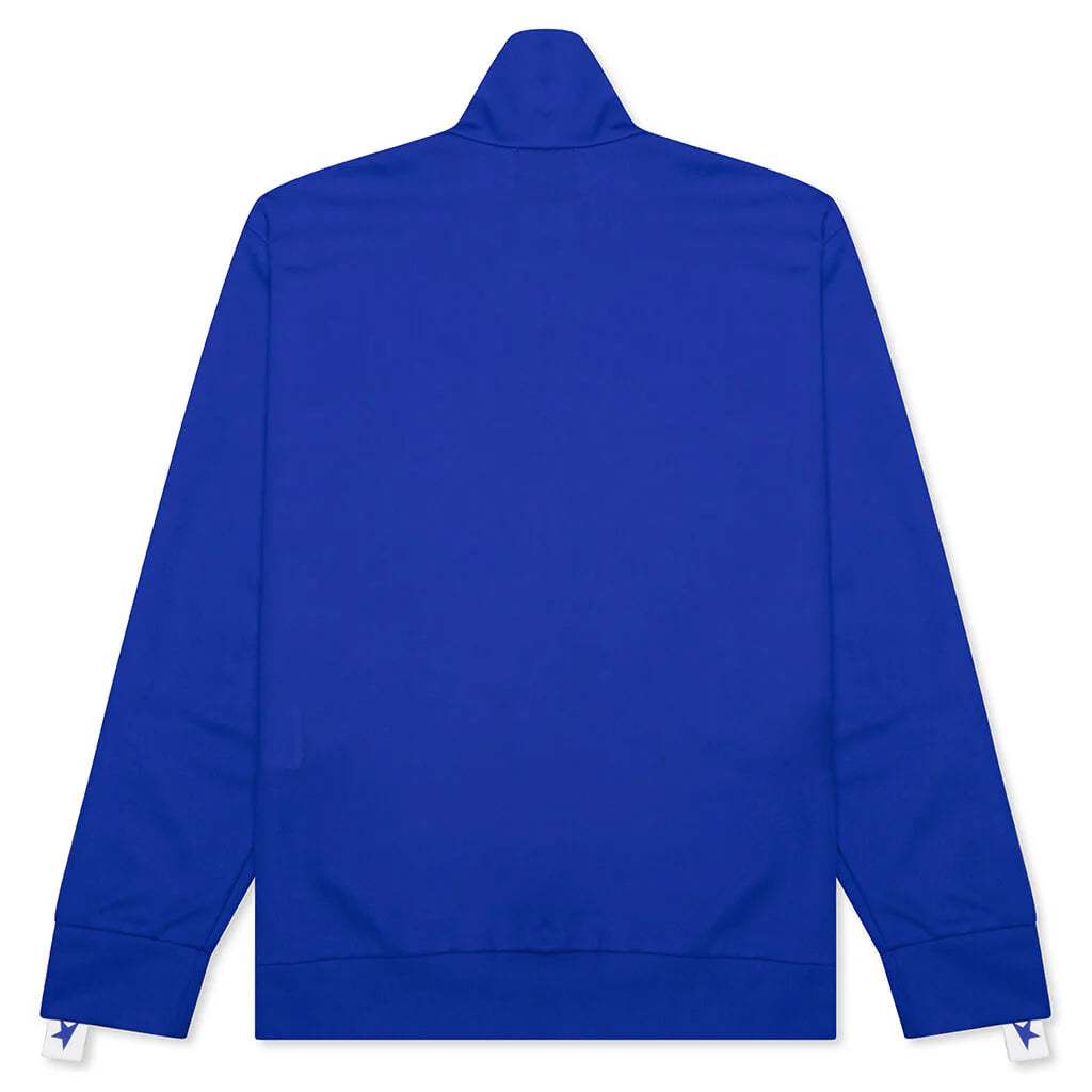 Star Zipped Track Jacket Bluette White