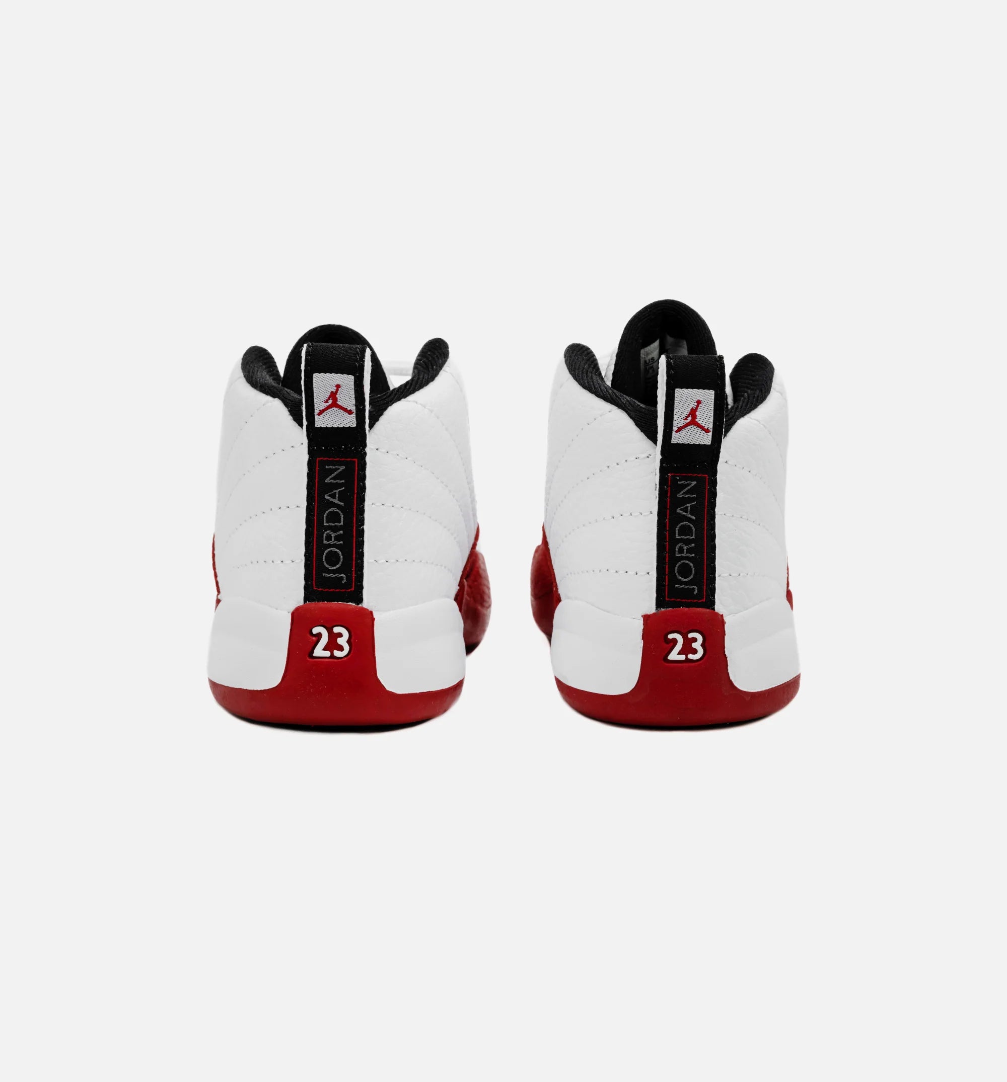 Air Jordan 12 Retro Cherry Infant Toddler Lifestyle Shoe White Red