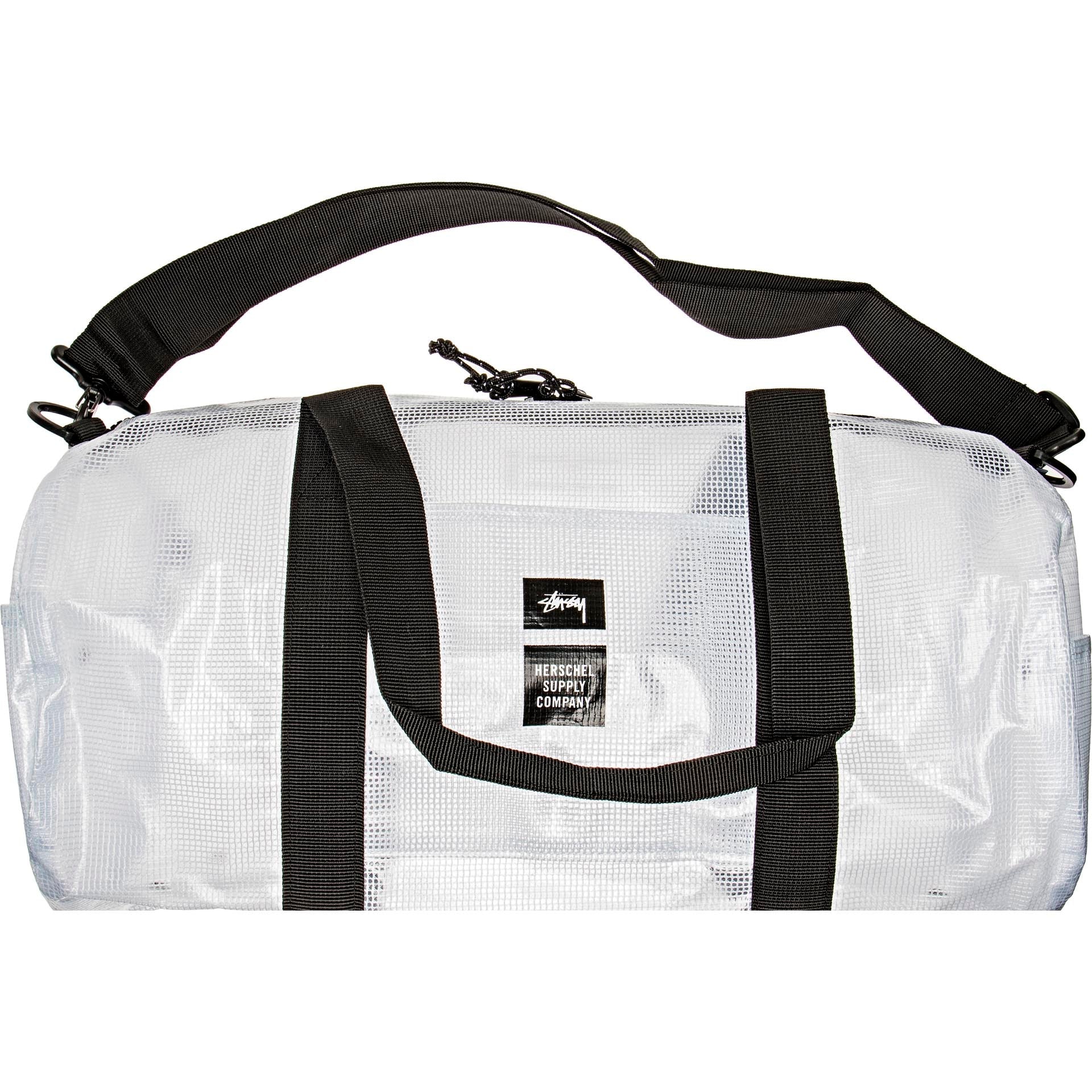 Stüssy X Herschel Clear Tarpaulin Duffle Clear