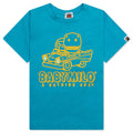 Kids Milo Dinosaurs Reflector Print Tee Sax